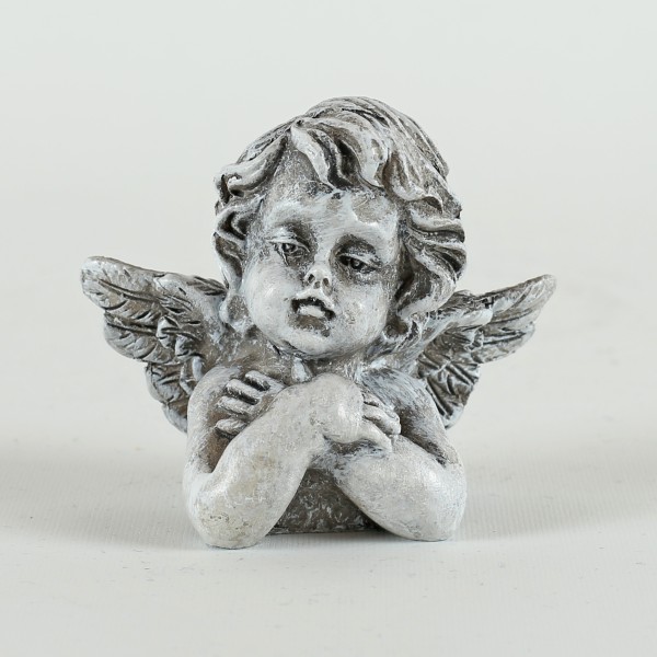 Grabschmuck, Engel, Büste, Höhe ca. 6 cm