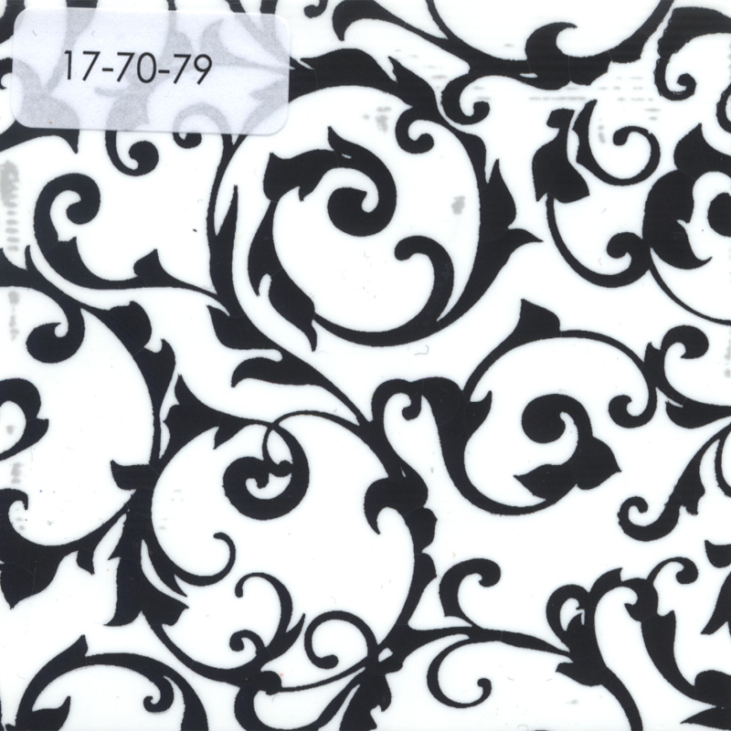 Verzierwachsplatte, Nr. 17-70-79, weiß-schwarz, Geprägt, 200 x 100 x 0,5 mm