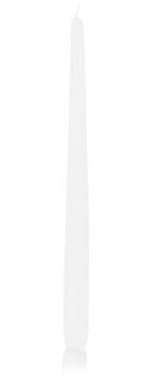 6 Spitzkerzen, 400x25 mm, weiß