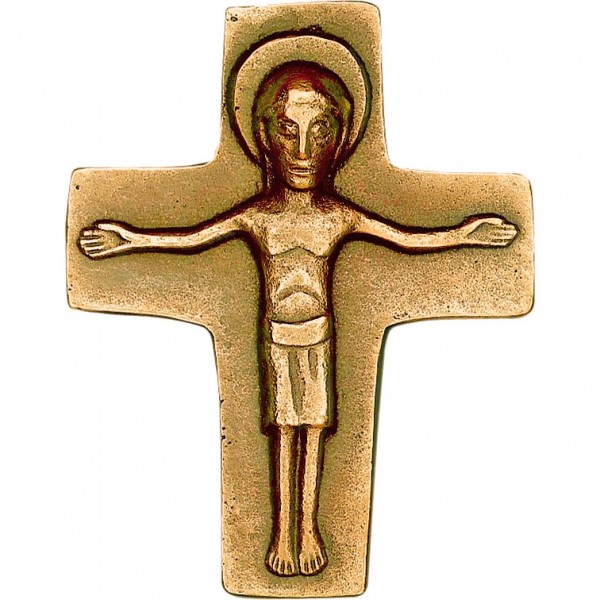 Bronzekreuz, 800584, Kreuz mit Korpus, 8x6cm
