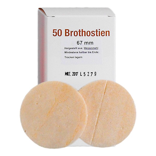 50 Priesterhostien, Brot Ø67