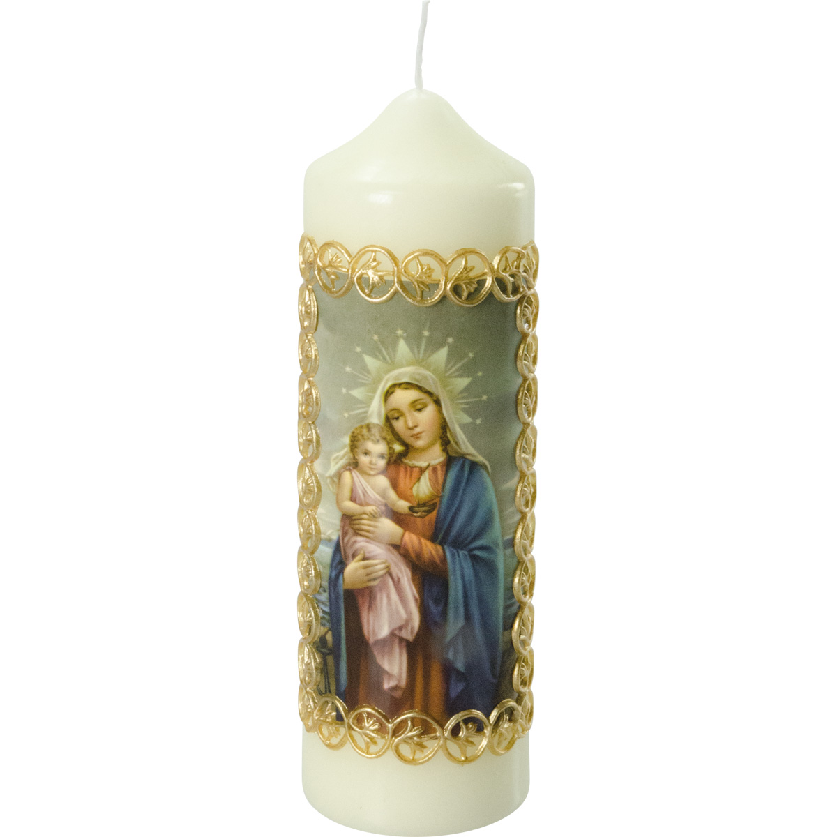 Liturgische Kerze / Marienkerze, 815-B, 165x50, Fotodruck,