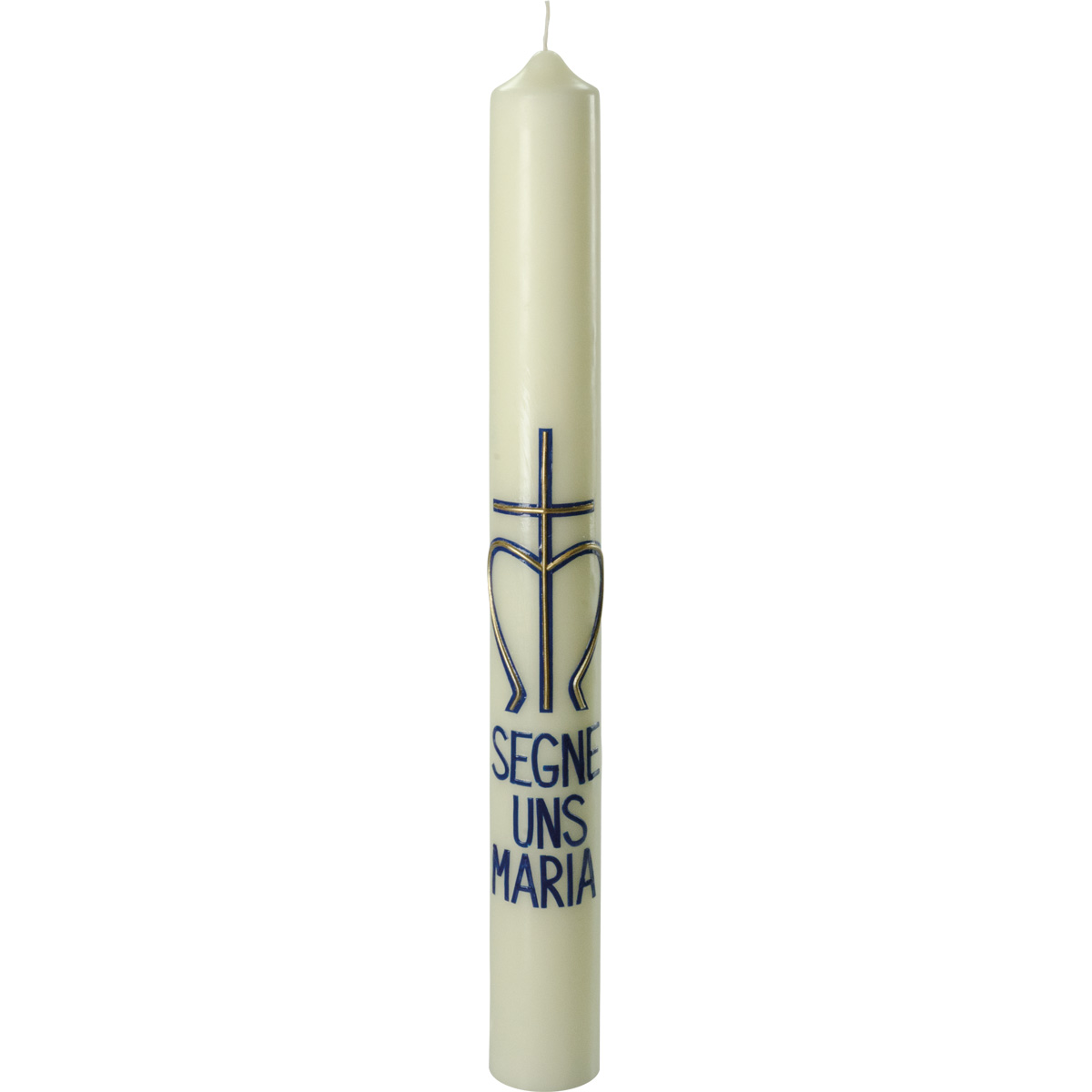 Marienkerze, #1050, 600x60, Segne uns Maria