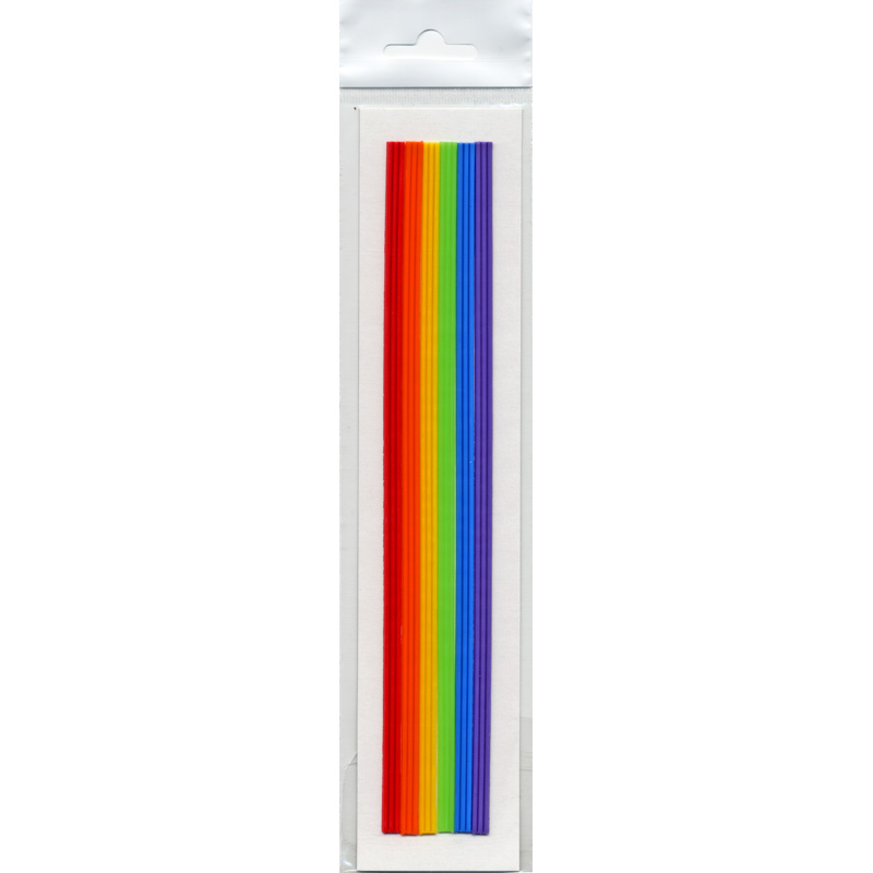 18 Rundstreifen, SB Pack, Regenbogen, 220x2mm