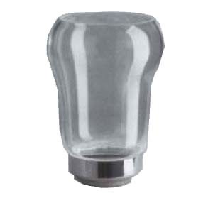 Flambeauxglas, Tulpe, Made in Germany, silber