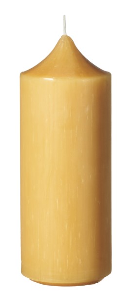 Stumpenkerze, 15 x 5,8 cm, 100% Bienenwachs