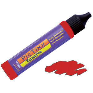 PicTixx KerzenPen, Rot, 29ml