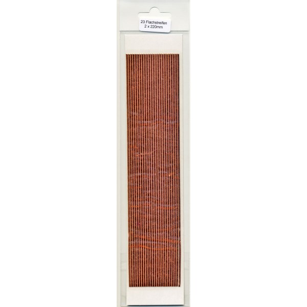 23 Flachstreifen, SB Pack, kupfer, 220x2mm