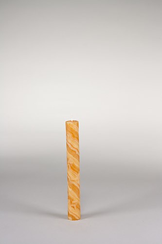 Stabkerze, 20 x 2,5 cm, 100% Bienenwachs, handgeknetet