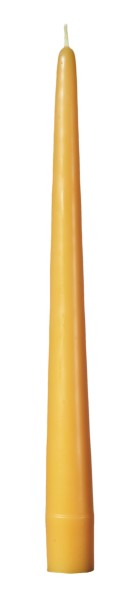Spitzkerze, 24,5 x 2,3 cm, 100% Bienenwachs