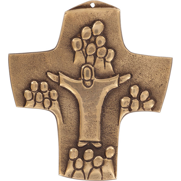Bronzekreuz, Gemeinschaft, Höhe 10,5 cm, #142195