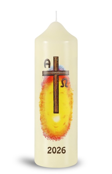 Ostertischkerze, 2026, Osterlicht, Fotodruck, Nr.240121, Größe wählbar