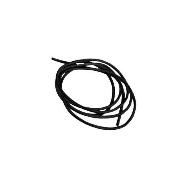 Lederband mit Öse, 100 cm, schwarz