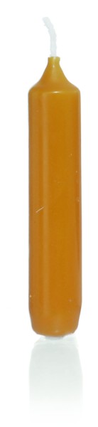 Pyramidenkerze, 77x15 mm, naturgelb