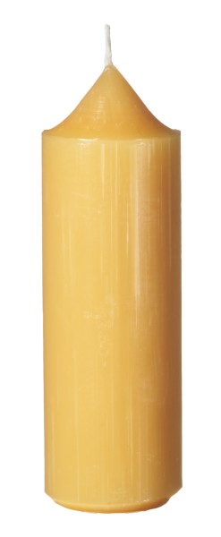 Stumpenkerze, 12 x 3,8 cm, 100% Bienenwachs