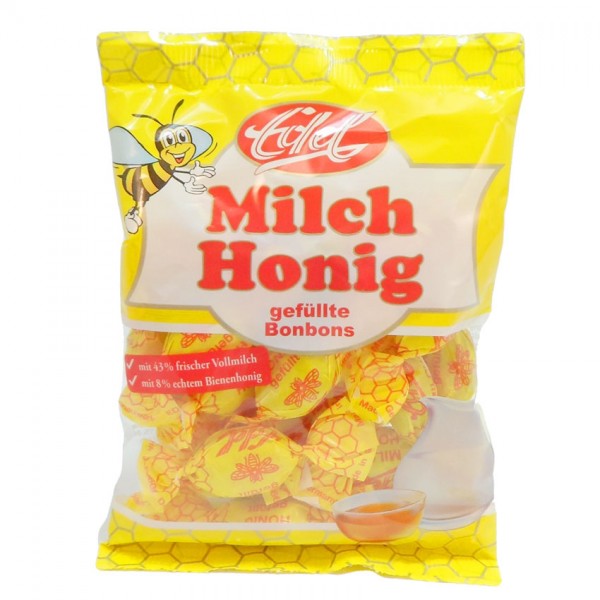 Milch Honig Bonbons gefüllt