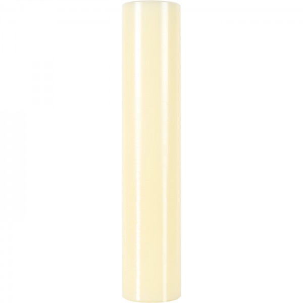 Nylon-Dauerkerze, 250 x 60 mm, Wandstärke 10 - 12 mm, elfenbein
