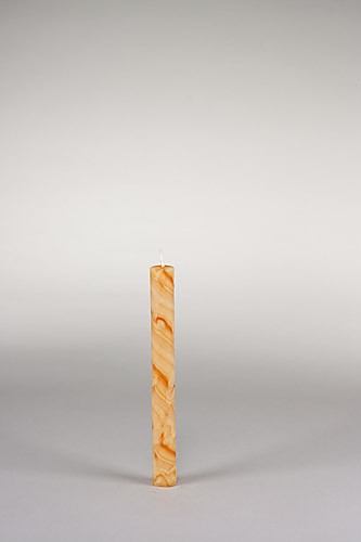 Stabkerze, 20 x 2 cm, 100% Bienenwachs, handgeknetet