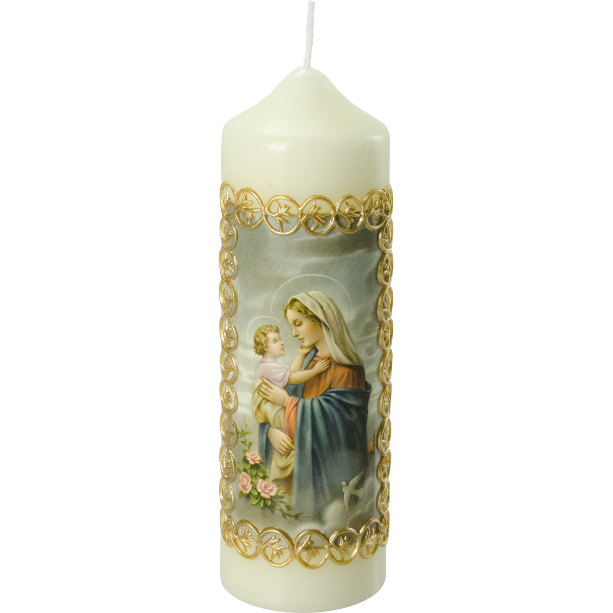 Liturgische Kerze / Marienkerze, 815-E, 165x50, Fotodruck,