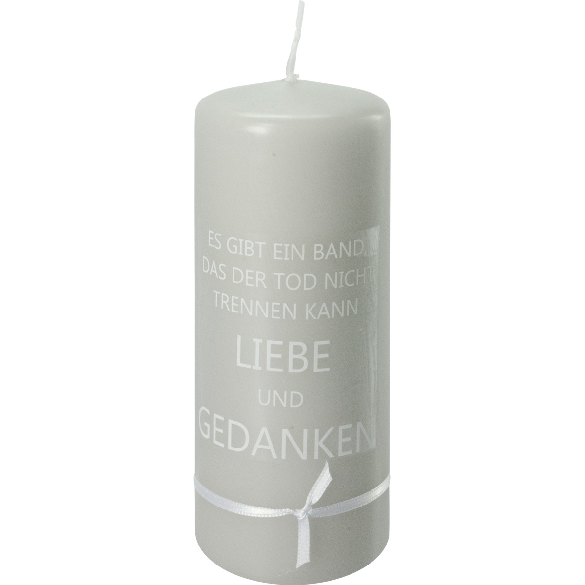 Trauerkerze, Es gibt ein Band.., 150x60, grau, Nr.2655