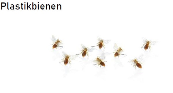 Plastikbienen mit Anstecknadel