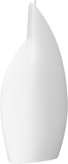 Form 13511, Flamme klein, 250x105x40, weiß getaucht