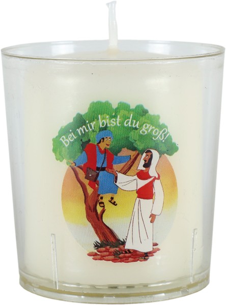 Fotokerze + Becher, 60x50, Bei mir bist du groß!