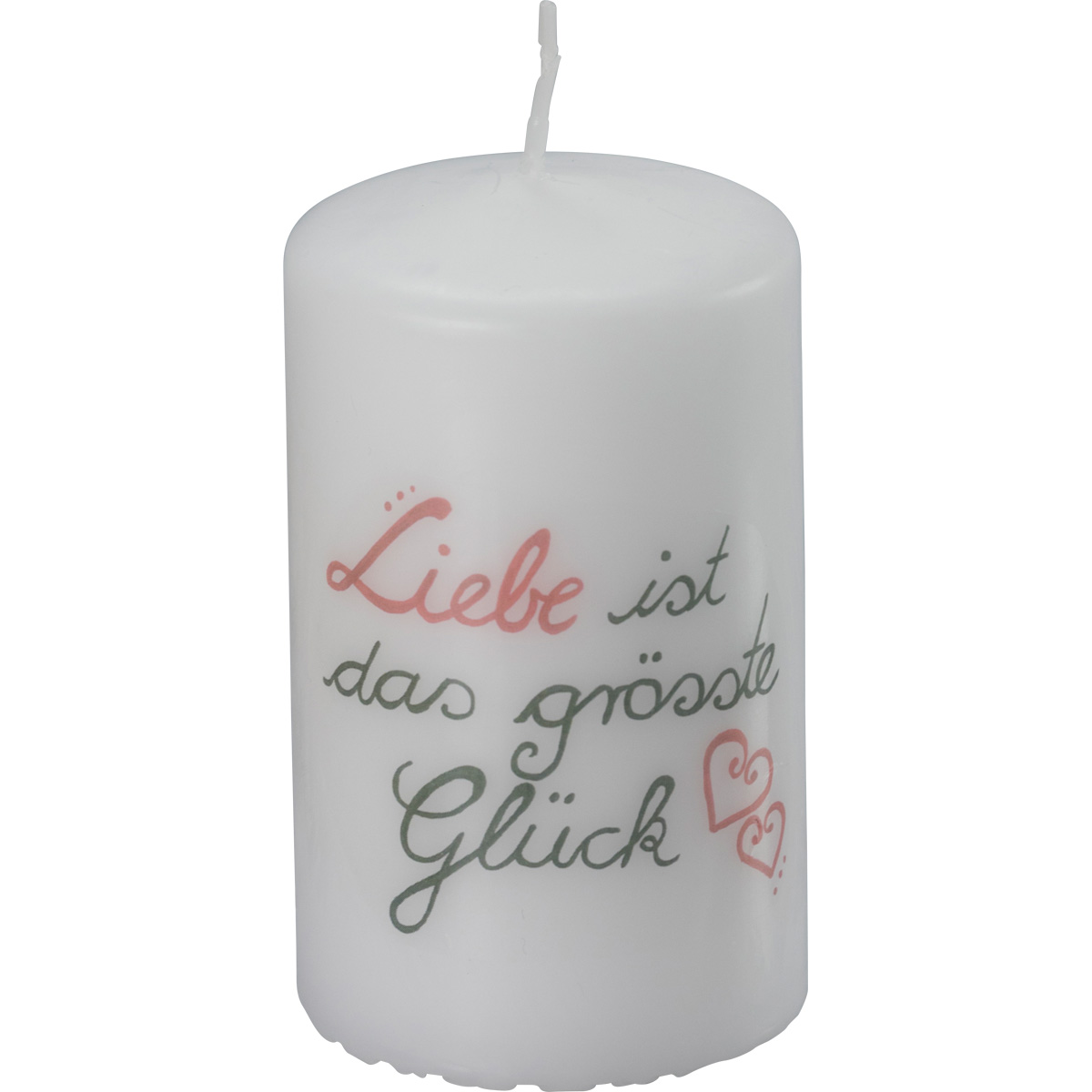 Spruchkerze, Liebe ist das grösste Glück, 100x60, Nr.834