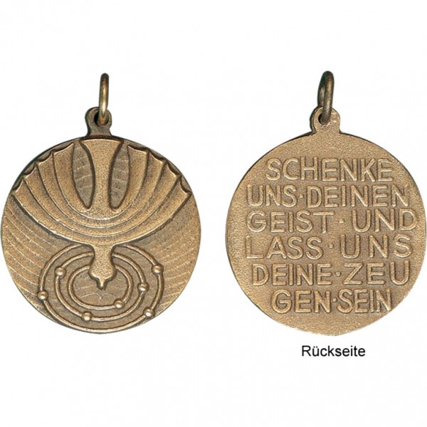 Firmanhänger, 800795, Ø3,5cm, Rückseitentext: Schenke uns den Geist...