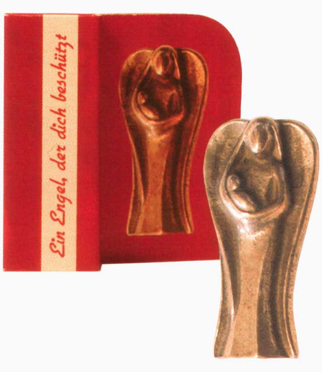 Schutzengel mit Kind, 1187252, Höhe 4,5cm, mit Karton