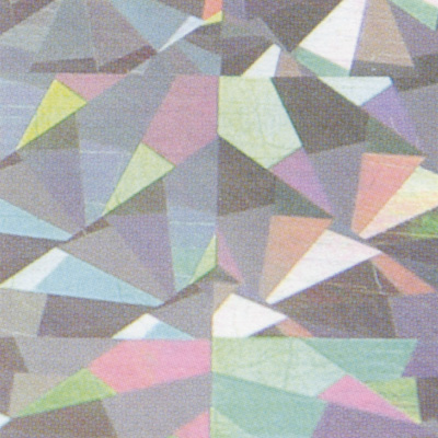 Verzierwachsplatte, Nr. 0708/08, Holografisch, 200 x 100 x 0,5 mm