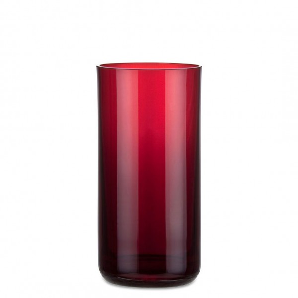 Aeterna, Ewiglicht-Glas, gerade, 16 cm, rubin