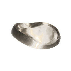 Leuchter Seitenflügel, silber matt, 17 x 11,5 cm
