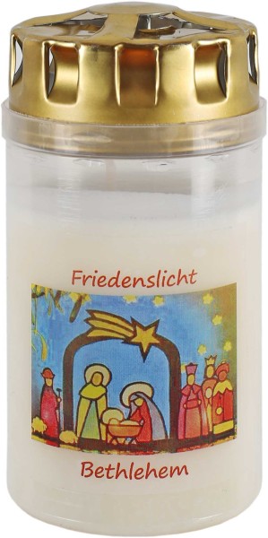 20 Friedenslichter, Friedenslicht Bethlehem, ca. 2,5 Tage
