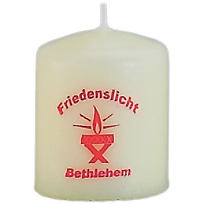 50 Friedenslichtkerzen Bethlehem, 60x50mm, Aktionspreis!